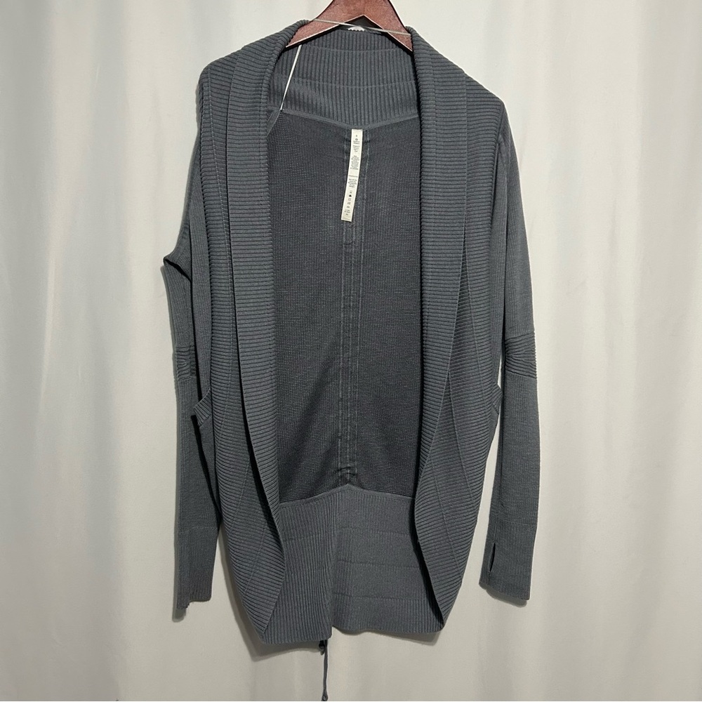 Lululemon Women’s Transformation Wrap Heathered Blurred  Grey/ Coal Sz 6